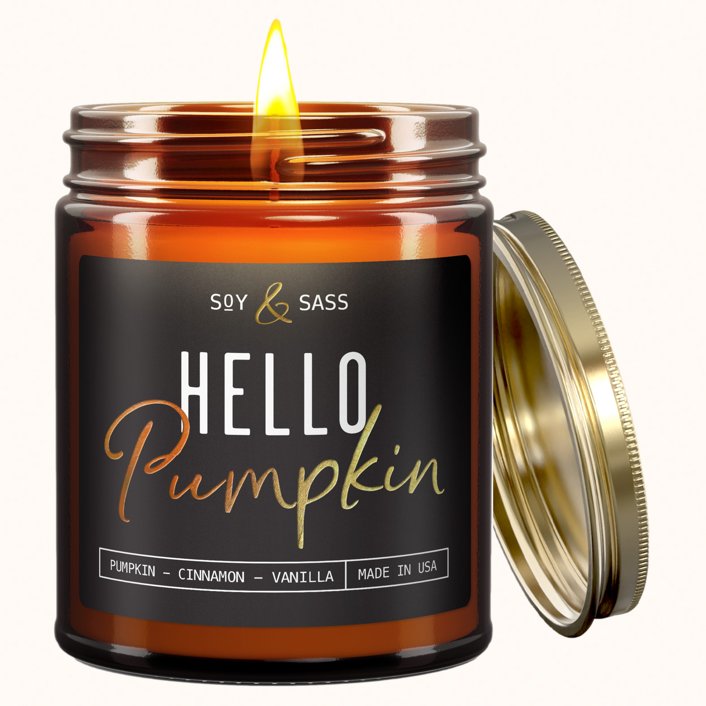 Hello Pumpkin Soy Wax Candle