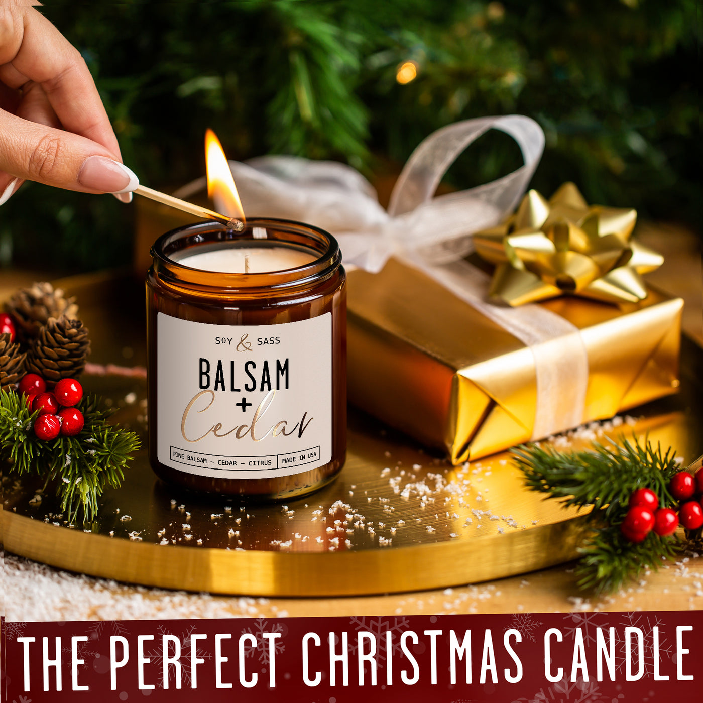 Balsam & Cedar Soy Candle