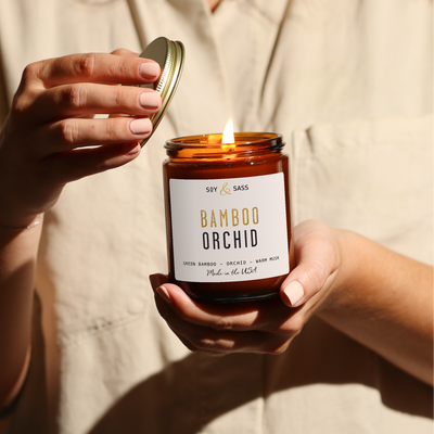 Bamboo Orchid Soy Candle