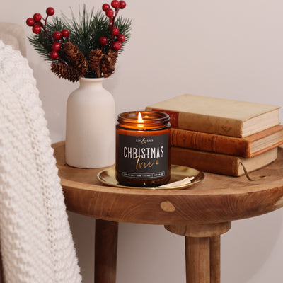 Christmas Tree Soy Candle (Black Label)