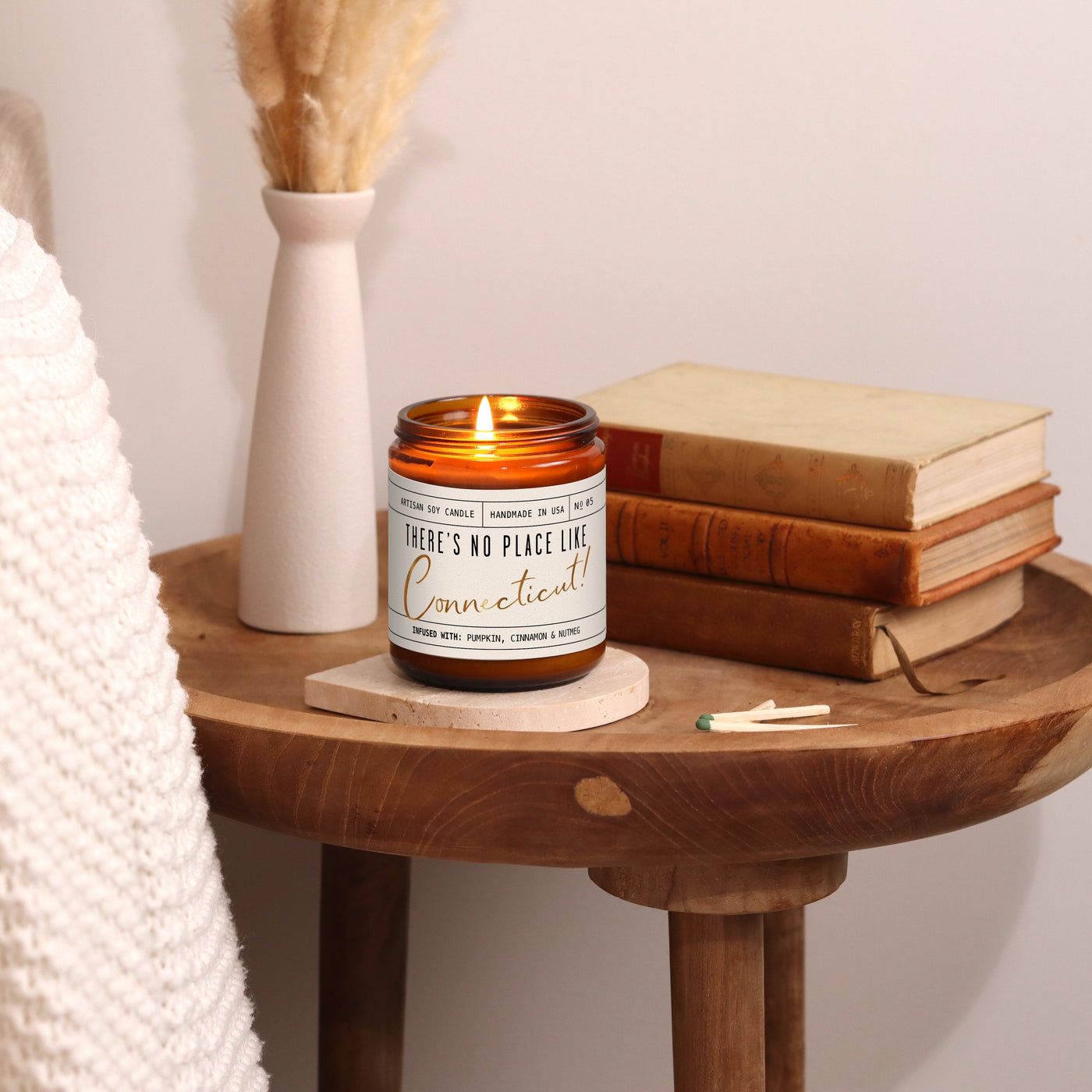 There's No Place Like Connecticut Soy Candle