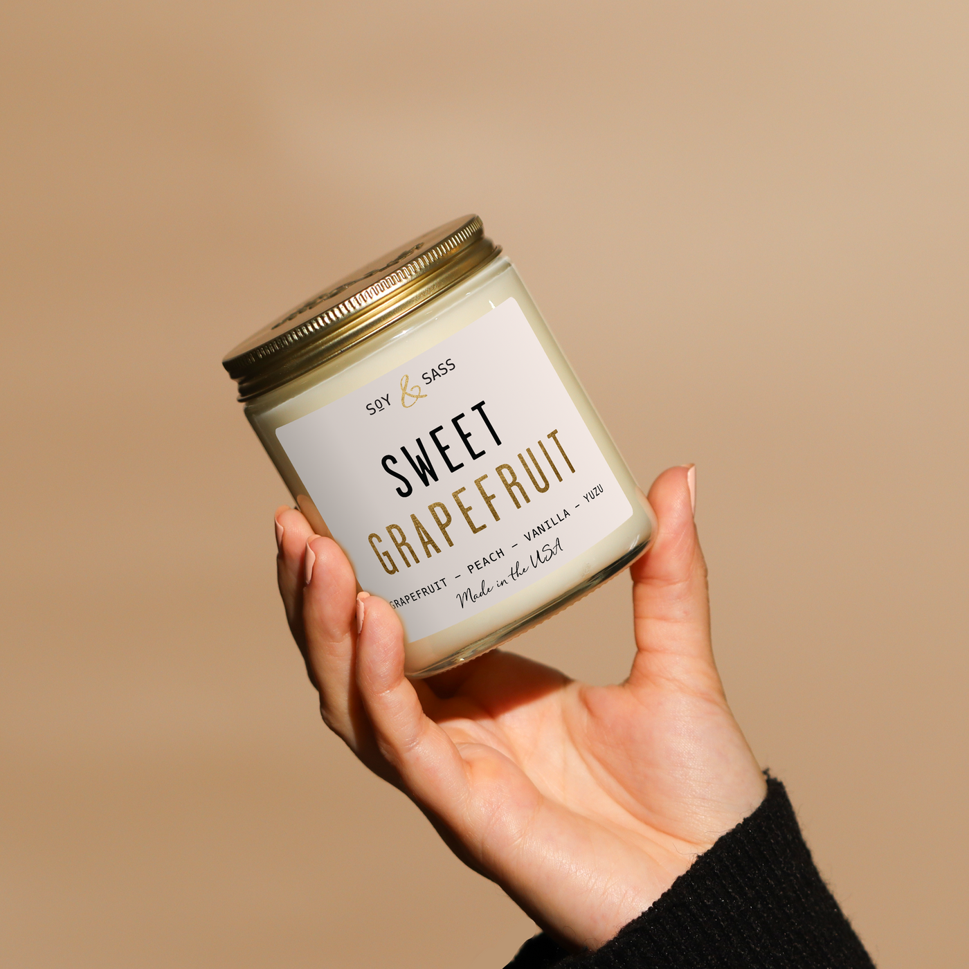 Sweet Grapefruit Soy Candle
