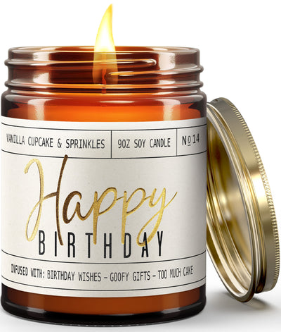 Happy Birthday Soy Candle