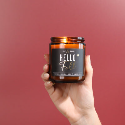 Hello Fall Soy Wax Candle