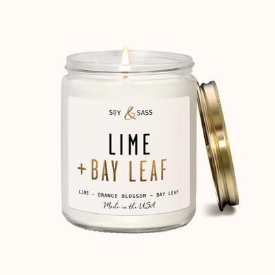 Lime & Bay Leaf Soy Candle