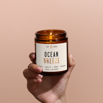 Ocean Breeze Soy Candle