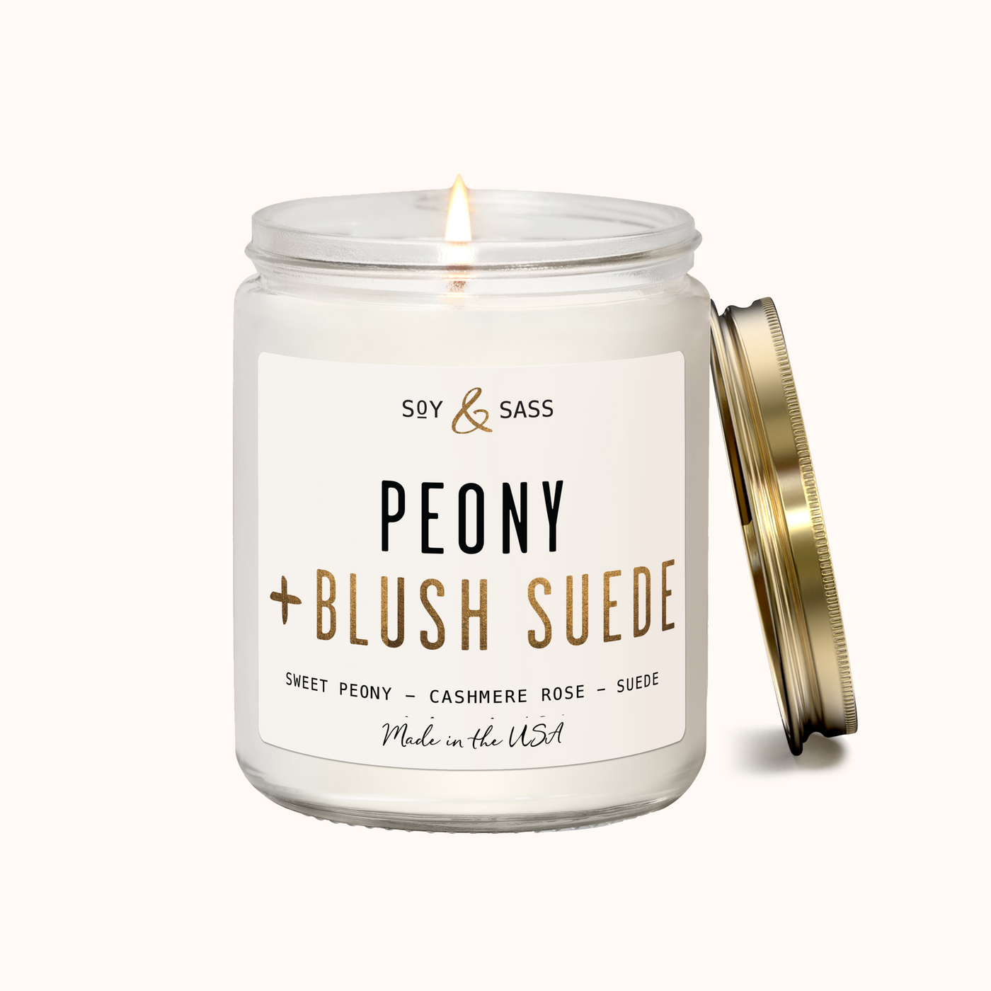 Peony Blush Soy Candle