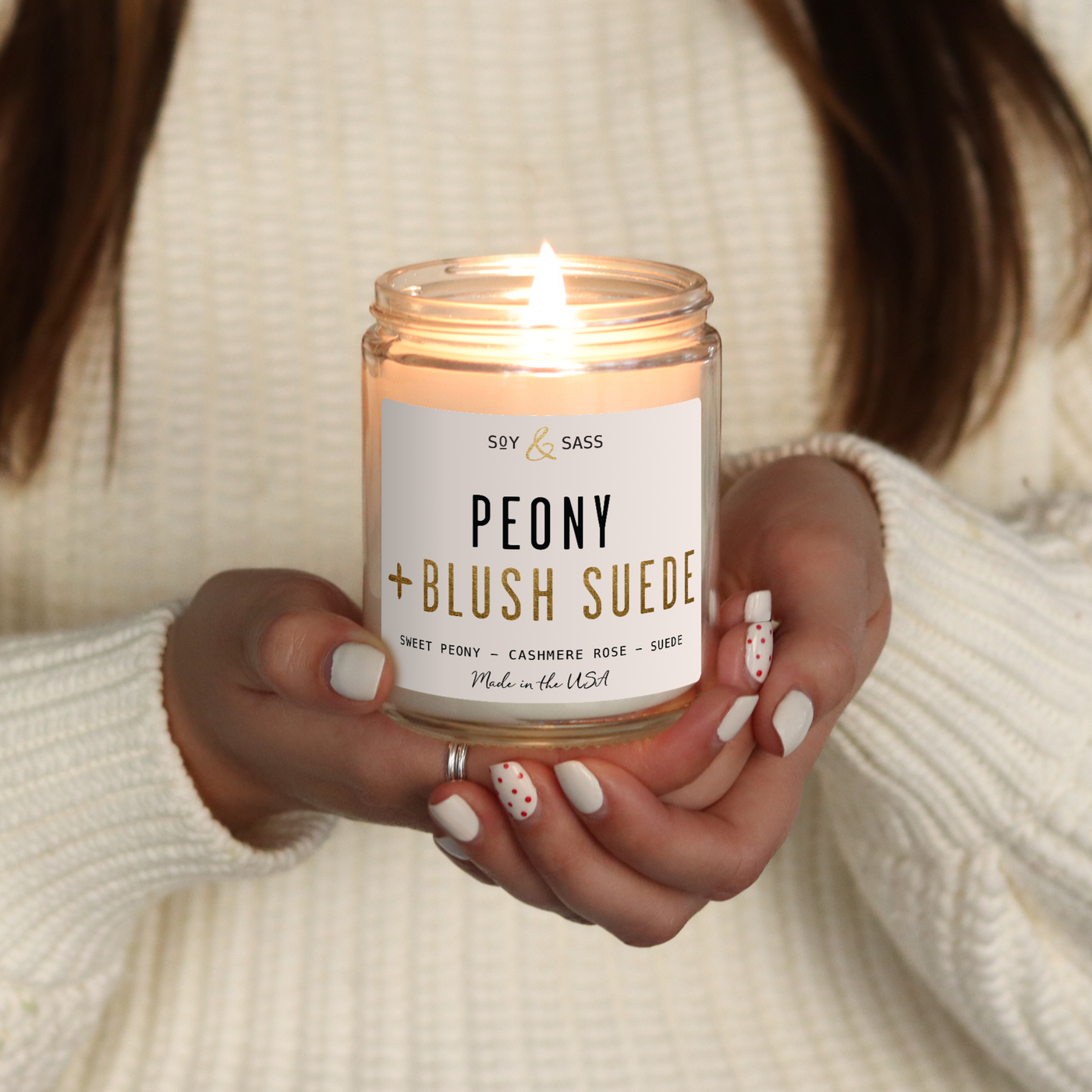 Peony Blush Soy Candle