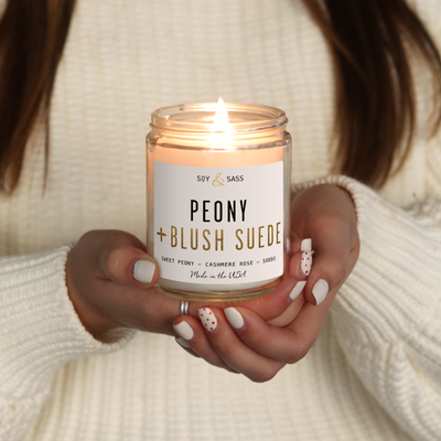 Peony Blush Soy Candle