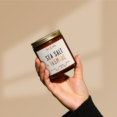 Sea Salt & Jasmine Soy Candle