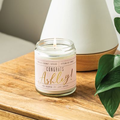 personalized candles