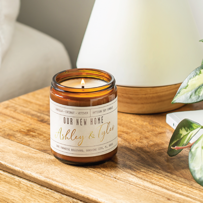 personalized candle