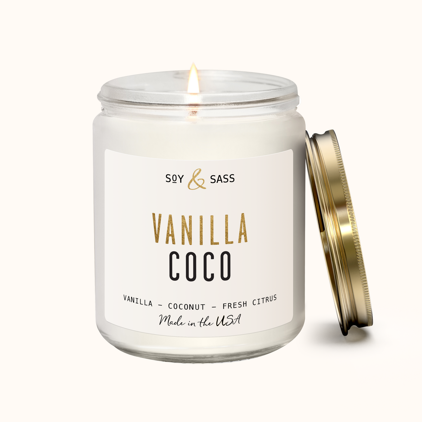 vanilla coco candle