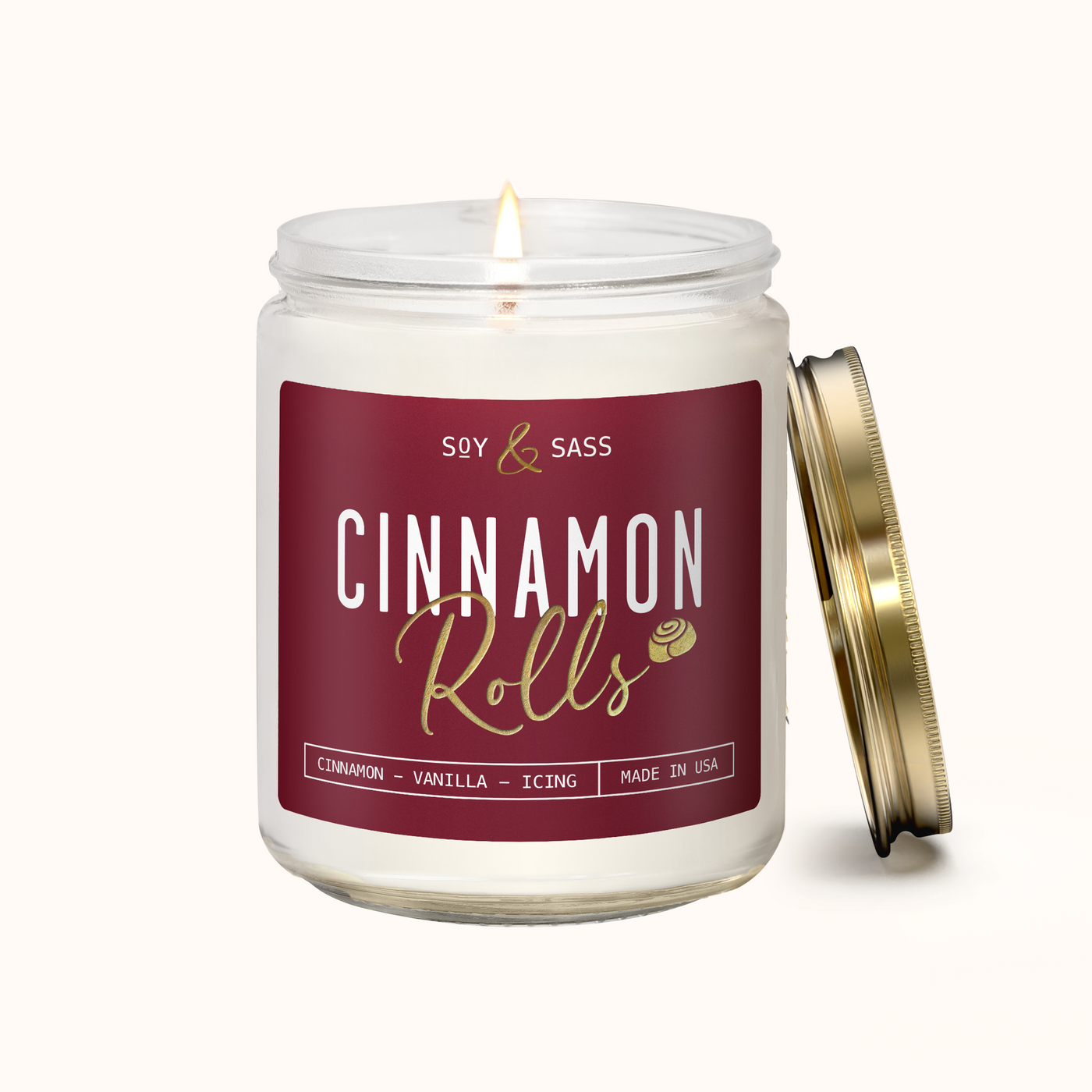 Cinnamon Rolls Soy Wax Candle