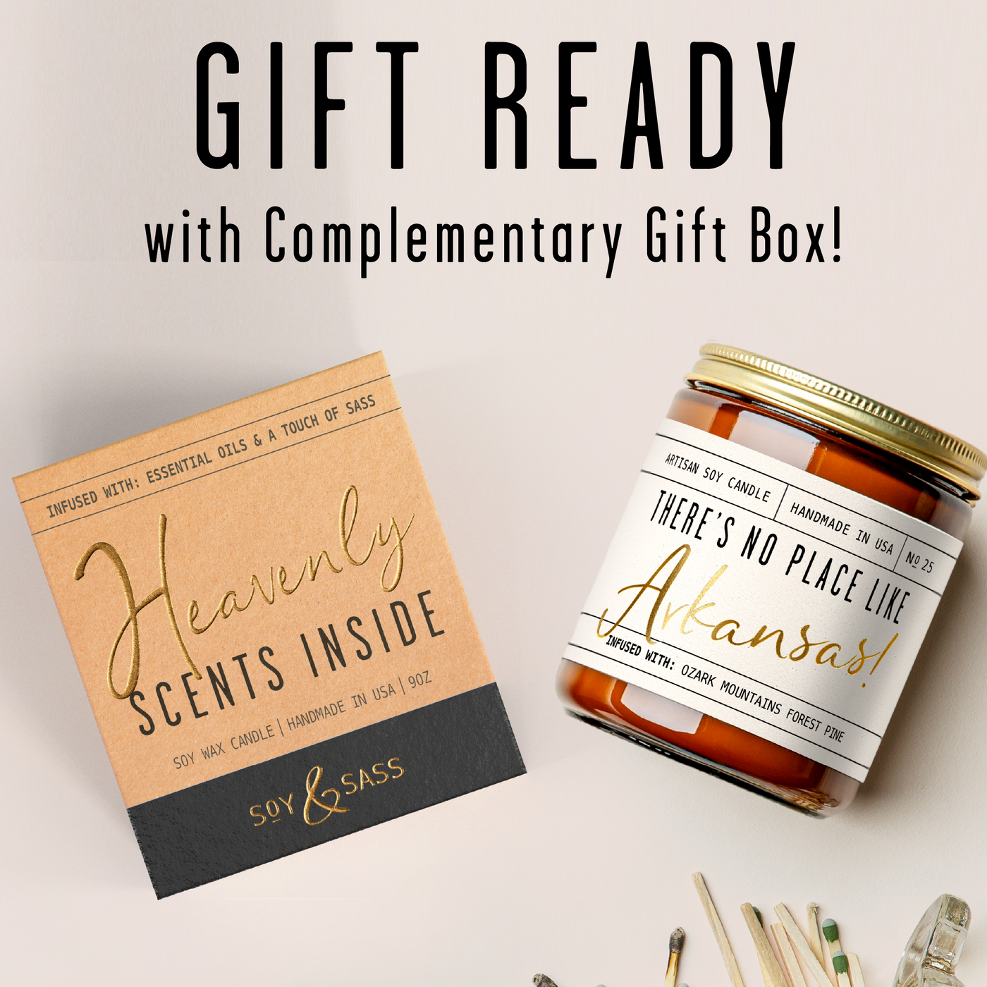 There's No Place Like Arkansas Soy Candle