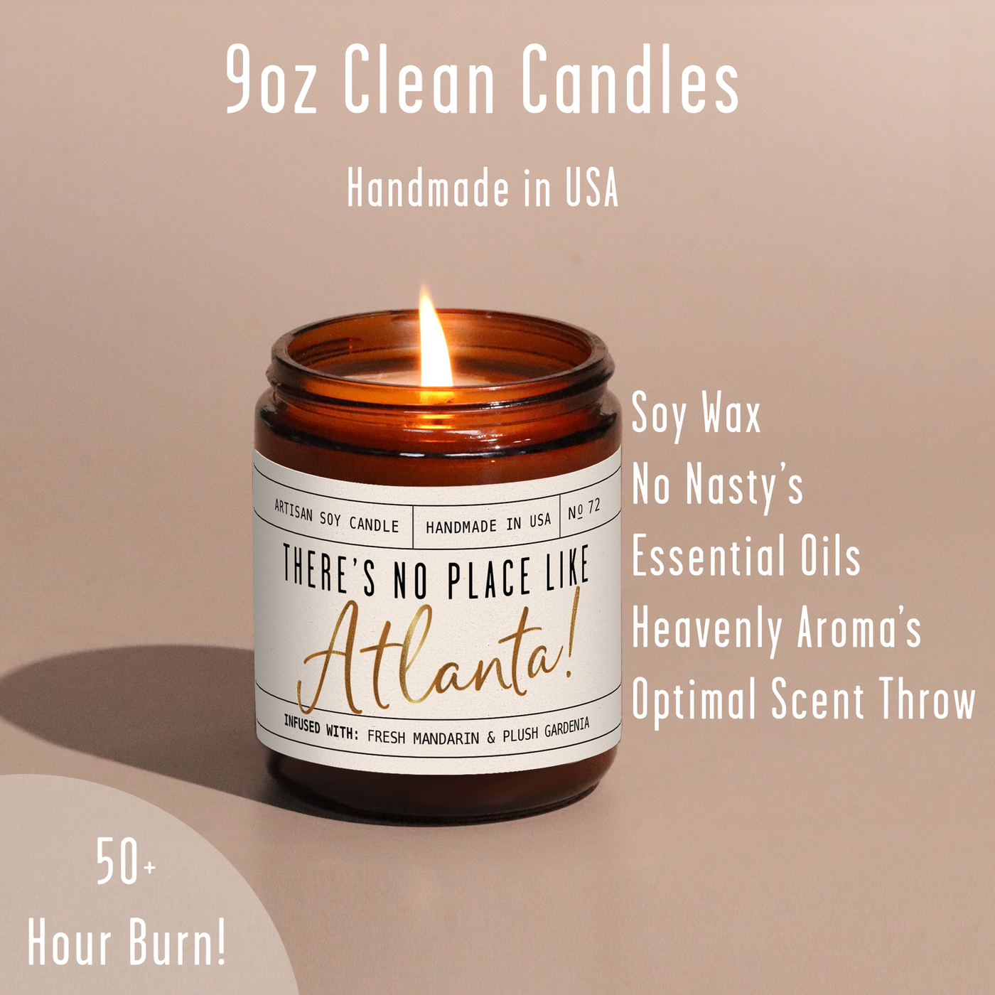 There's No Place Like Atlanta Soy Candle