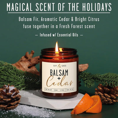 Balsam & Cedar Soy Candle