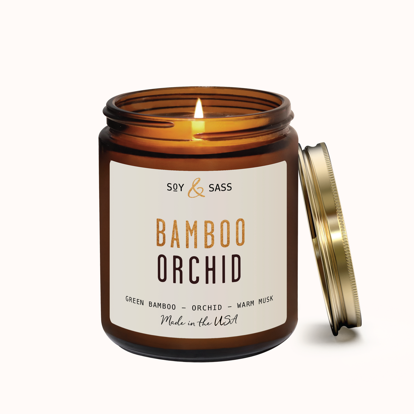 Bamboo Orchid Soy Candle
