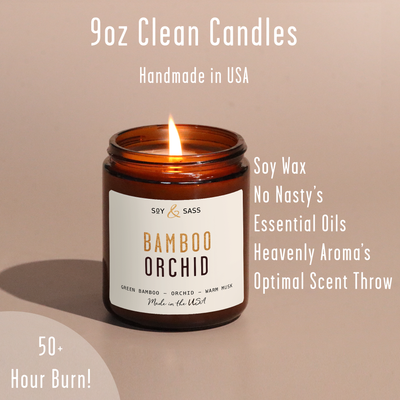 Bamboo Orchid Soy Candle