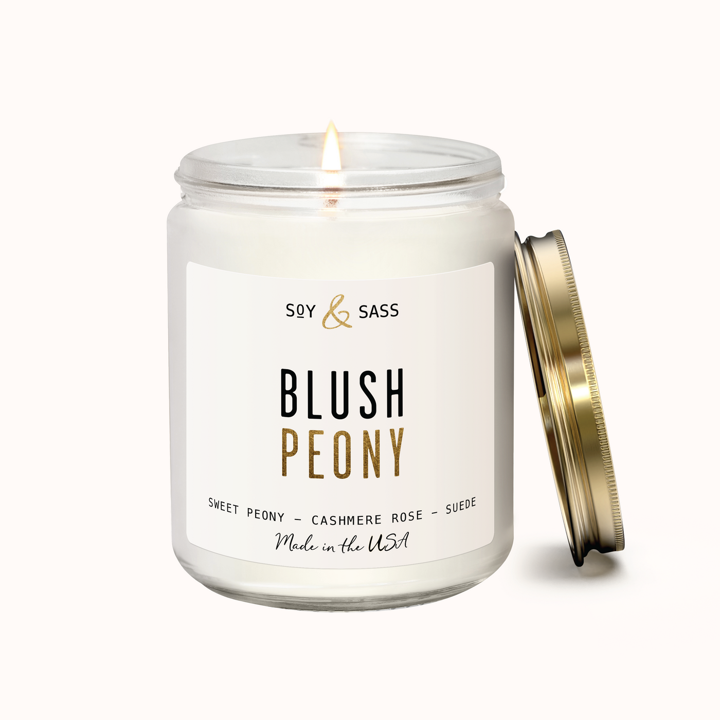 Blush Peony Soy Candle