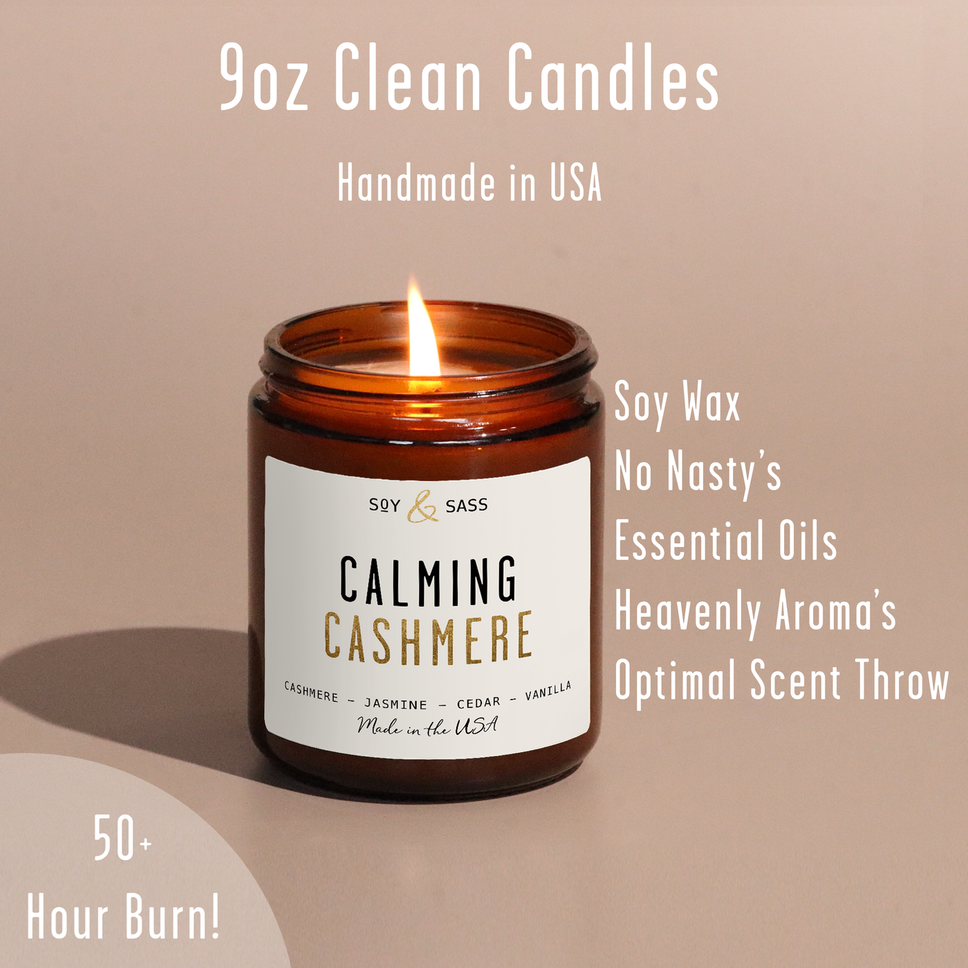 Calming Cashmere Soy Candle