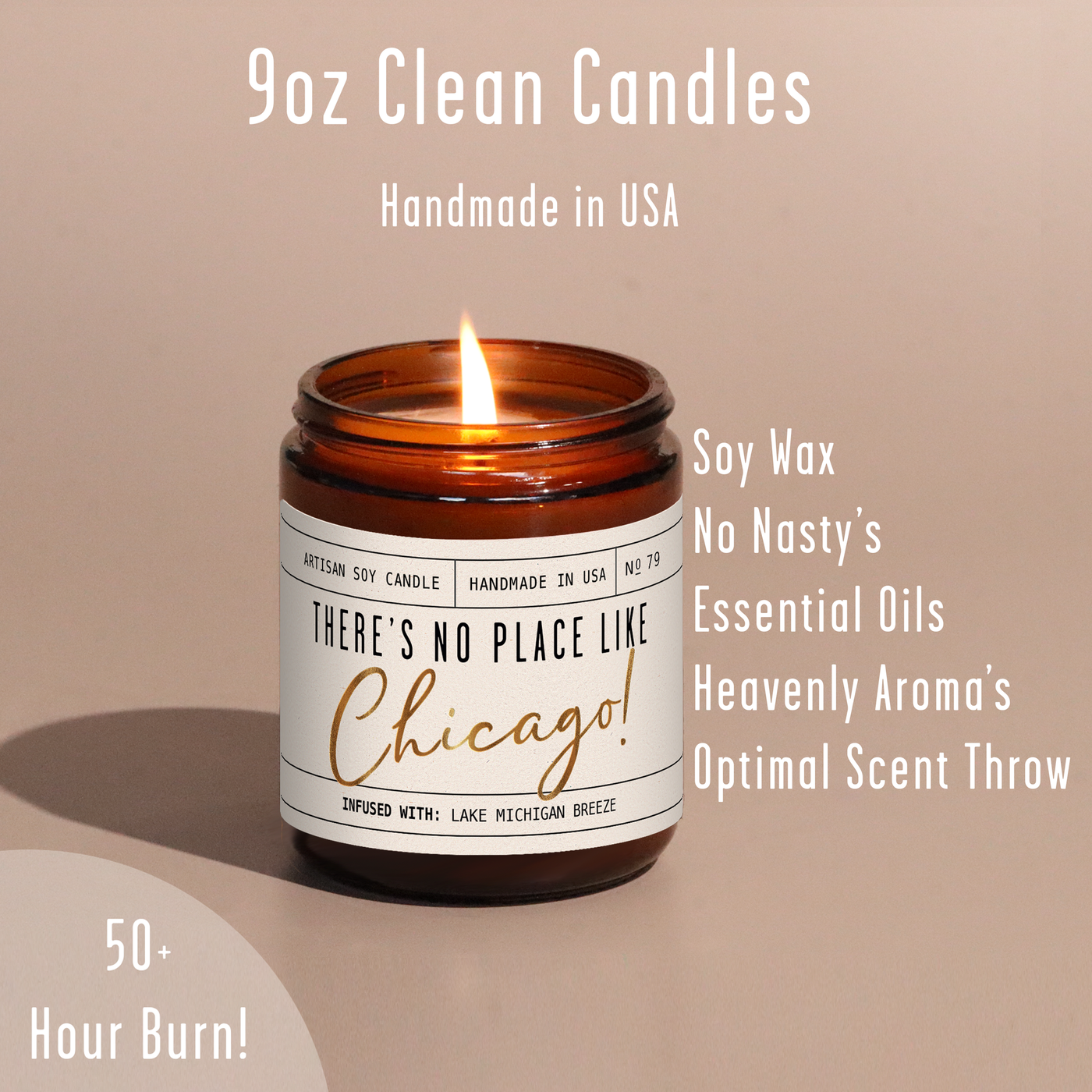 There's No Place Like Chicago Soy Candle
