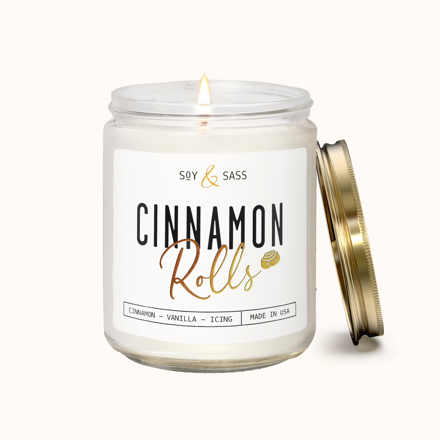 Cinnamon Rolls Soy Wax Candle