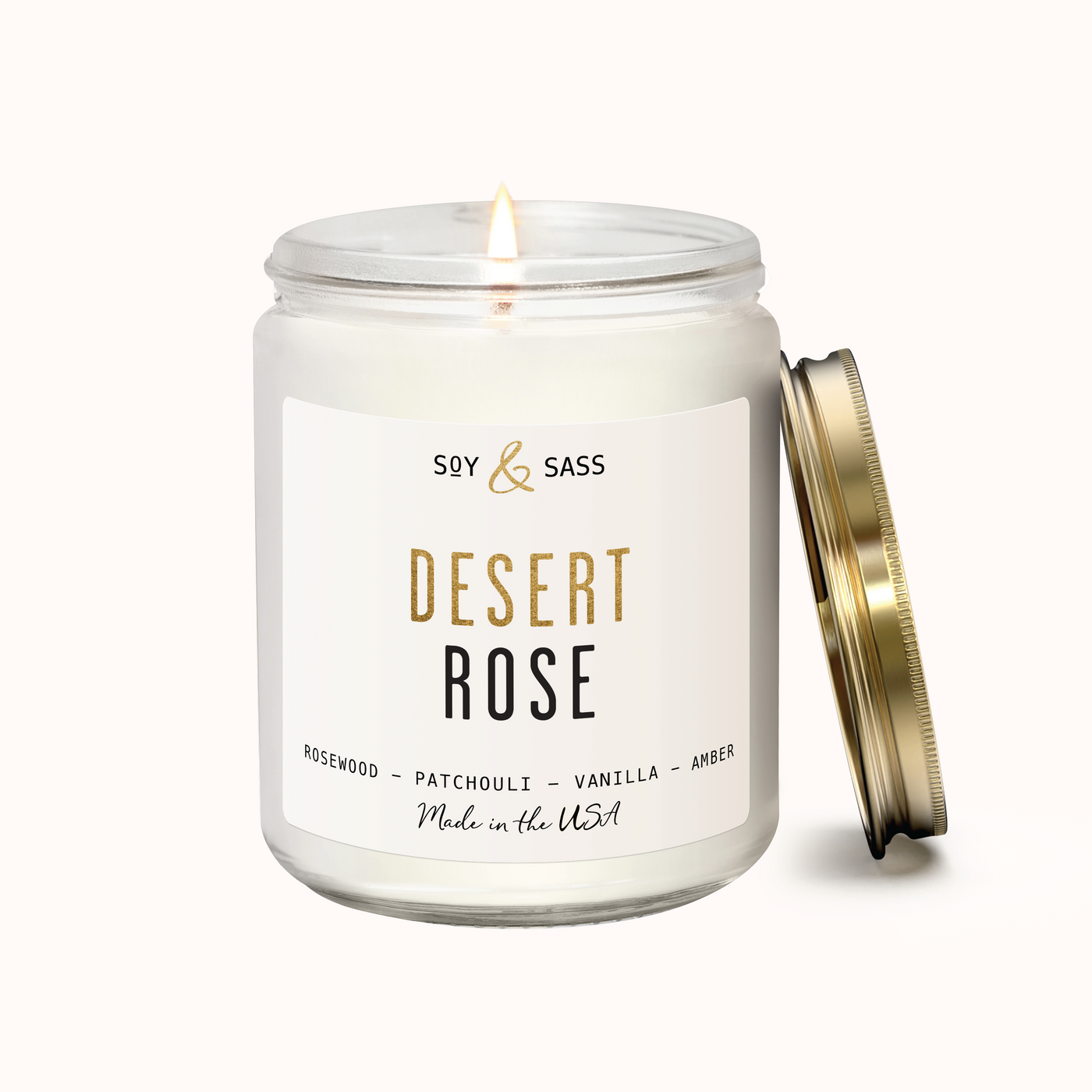 Desert Rose Soy Candle