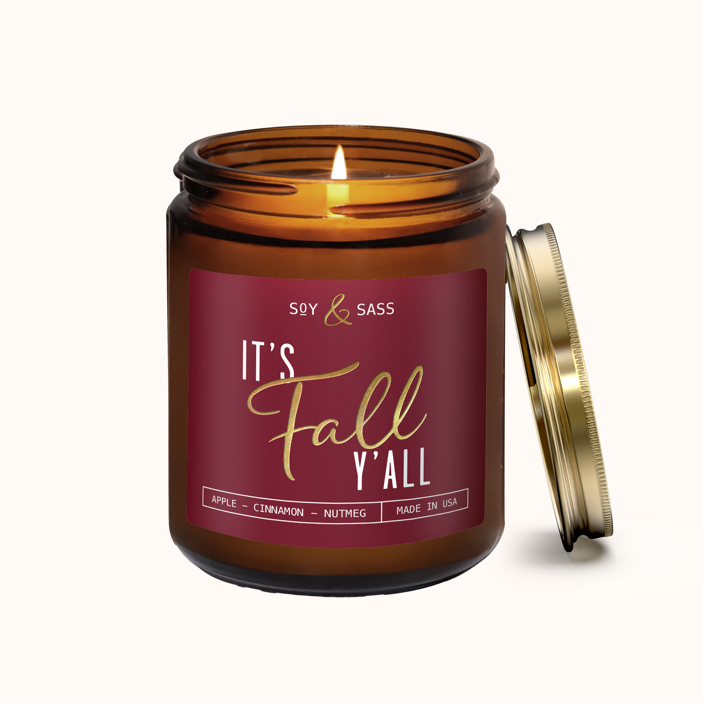 It's Fall Y'all Soy Wax Candle