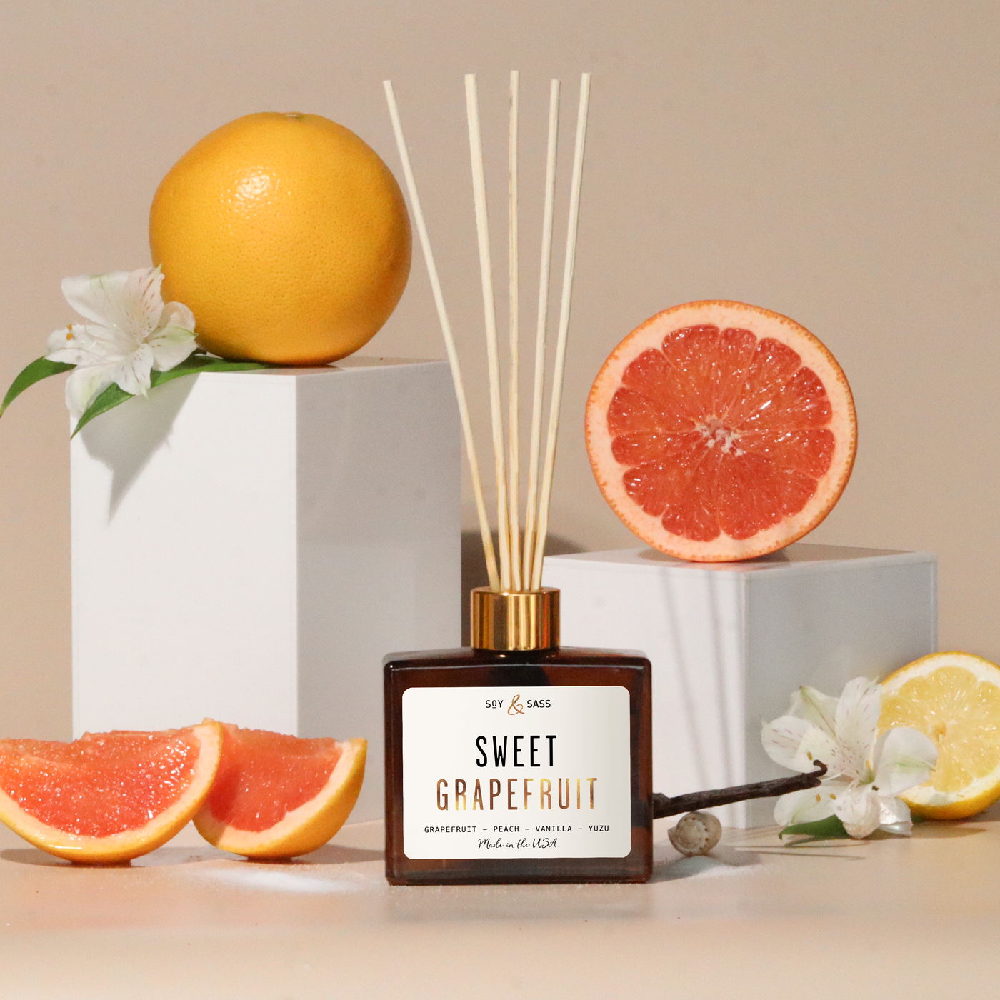 Sweet Grapefruit Reed Diffuser