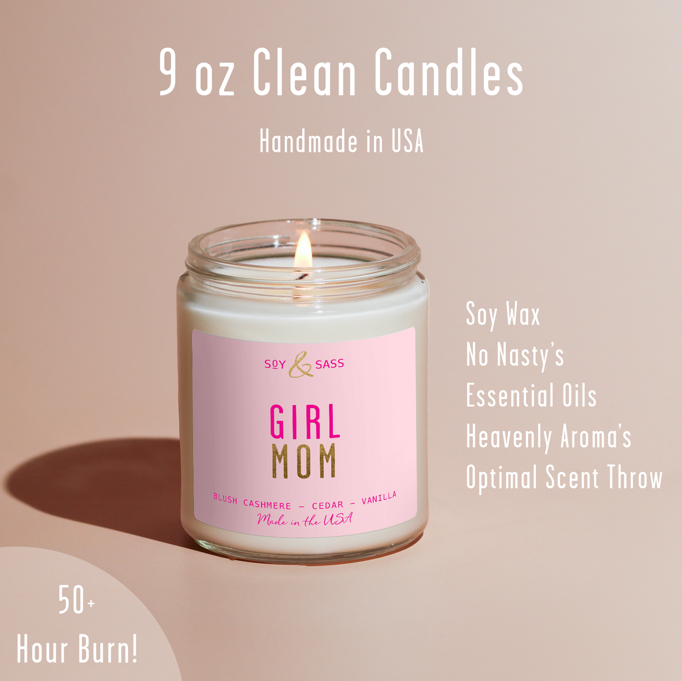 Girl Mom Soy Candle