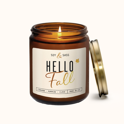 Hello Fall Soy Wax Candle