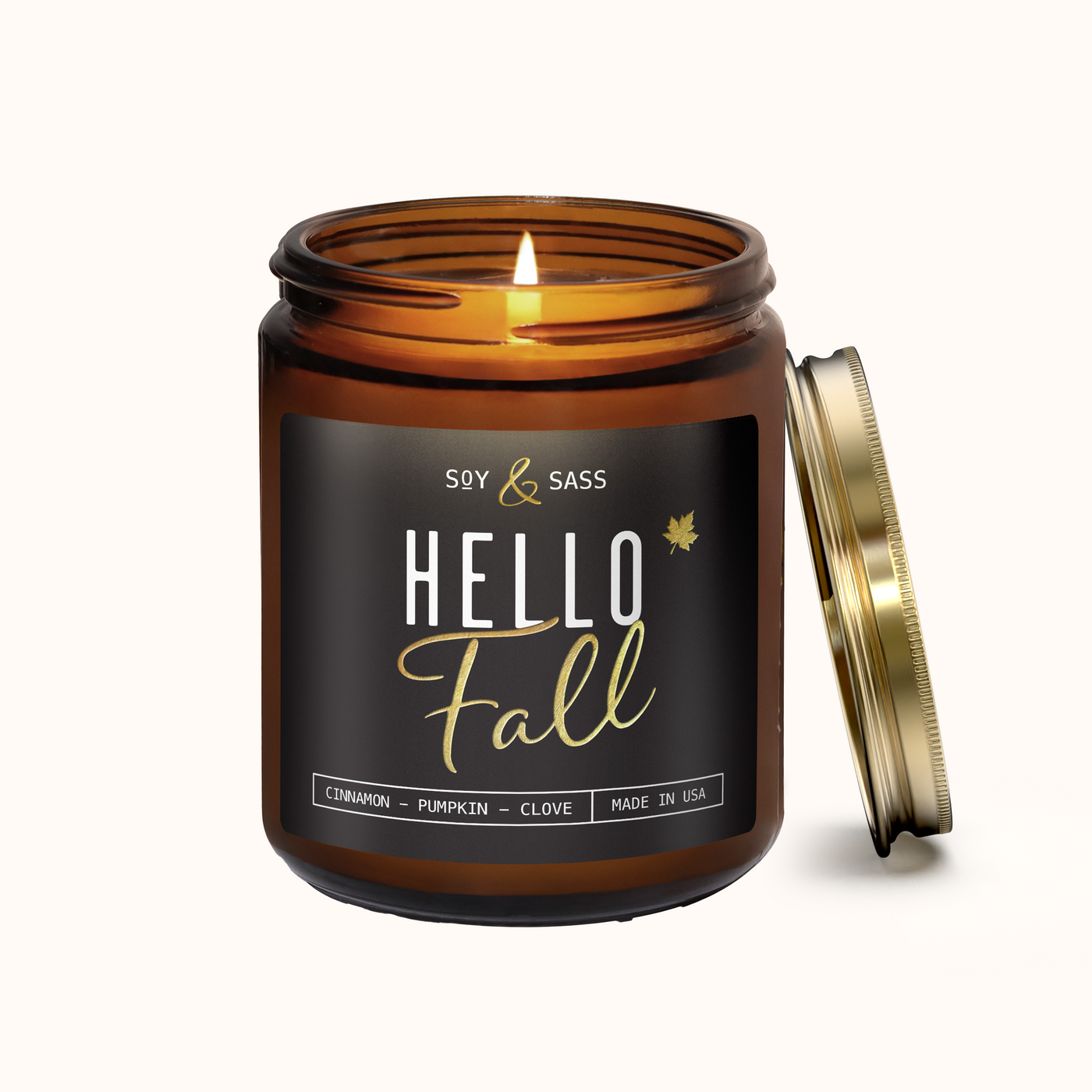 Hello Fall Soy Wax Candle