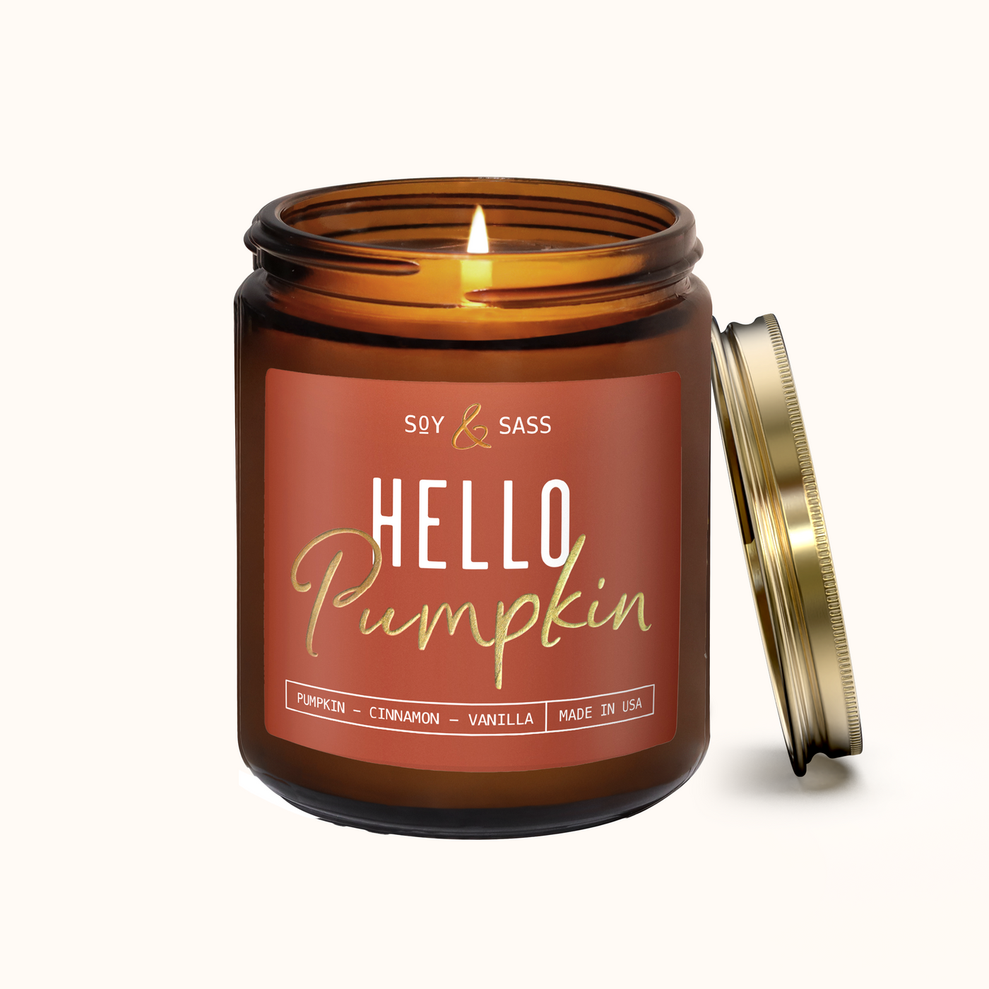 Hello Pumpkin Soy Wax Candle