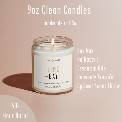 Lime & Bay Soy Candle