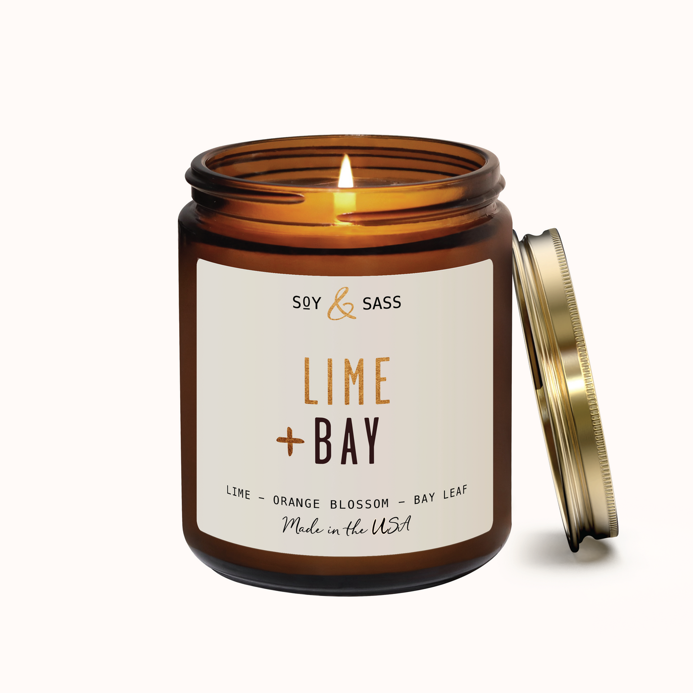 Lime & Bay Soy Candle