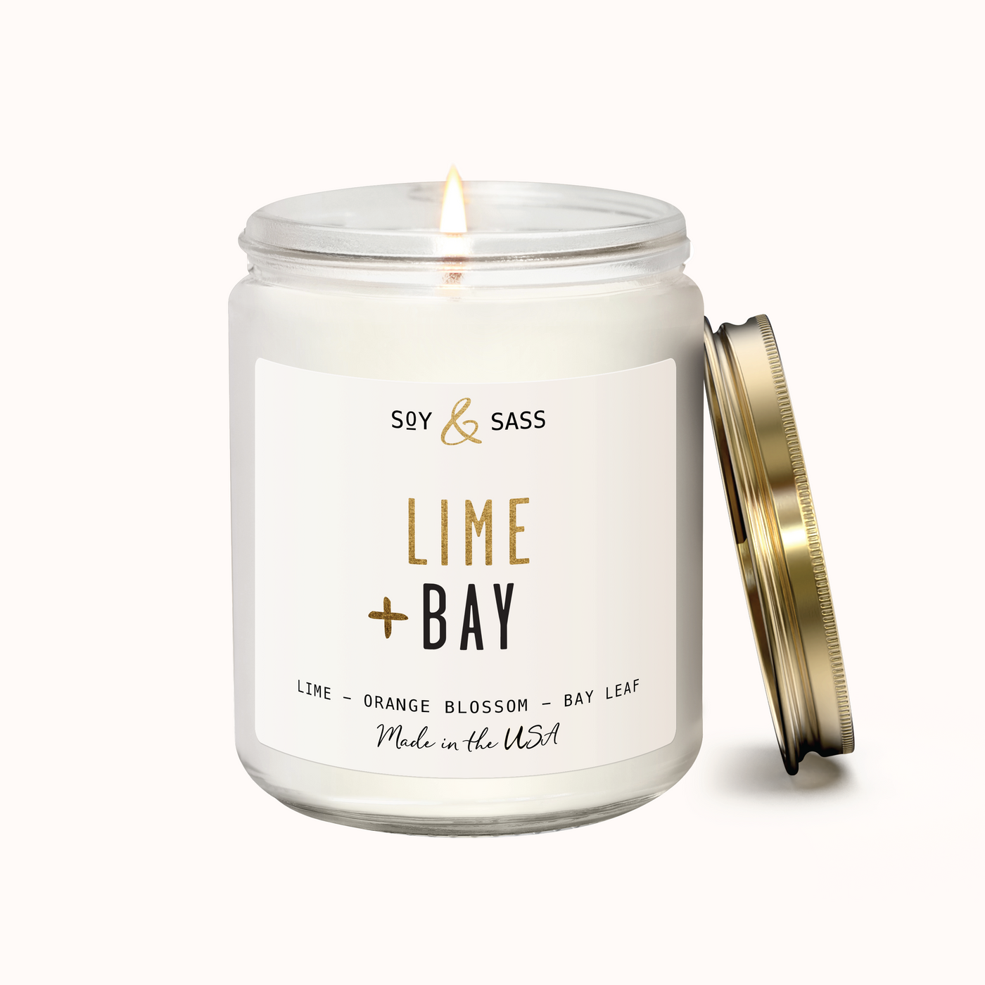 Lime & Bay Soy Candle