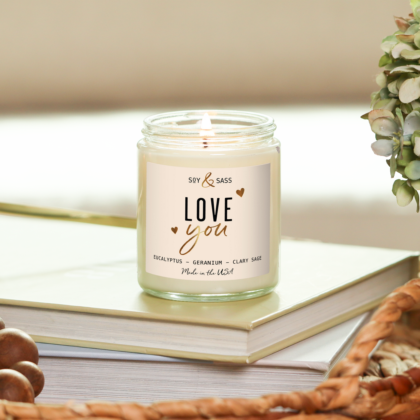 Love You Soy Candle