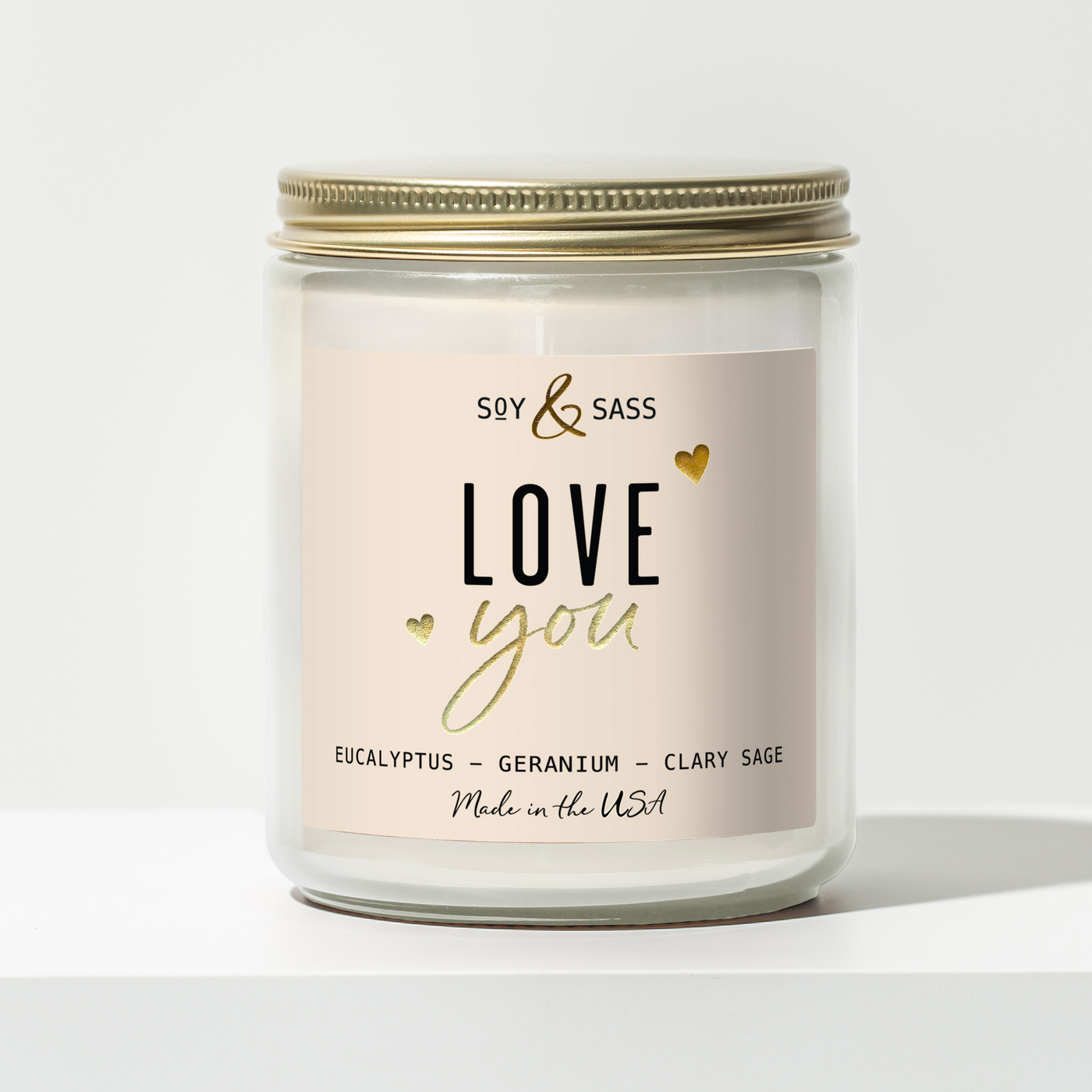 Love You Soy Candle