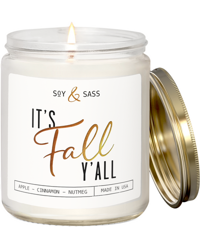 It's Fall Y'all Soy Wax Candle