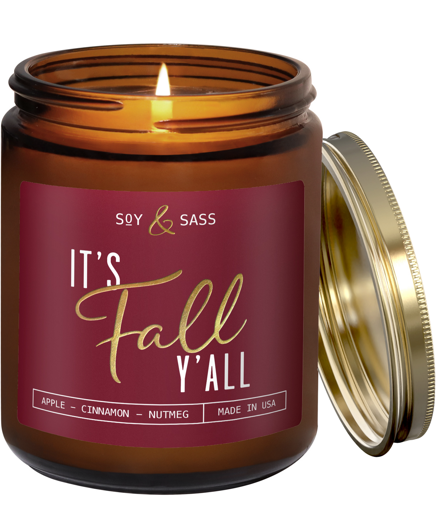 It's Fall Y'all Soy Wax Candle