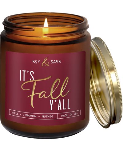 It's Fall Y'all Soy Wax Candle
