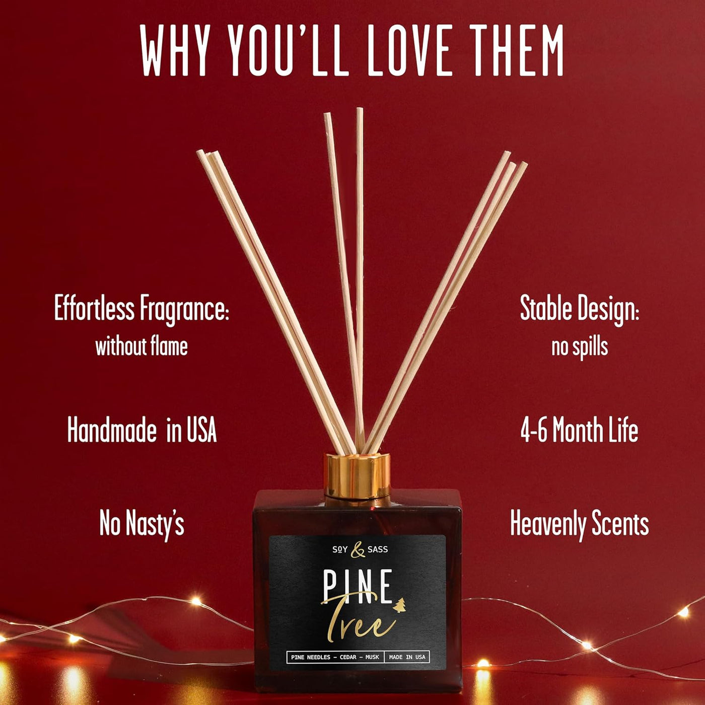 Pine Tree Reed Diffuser