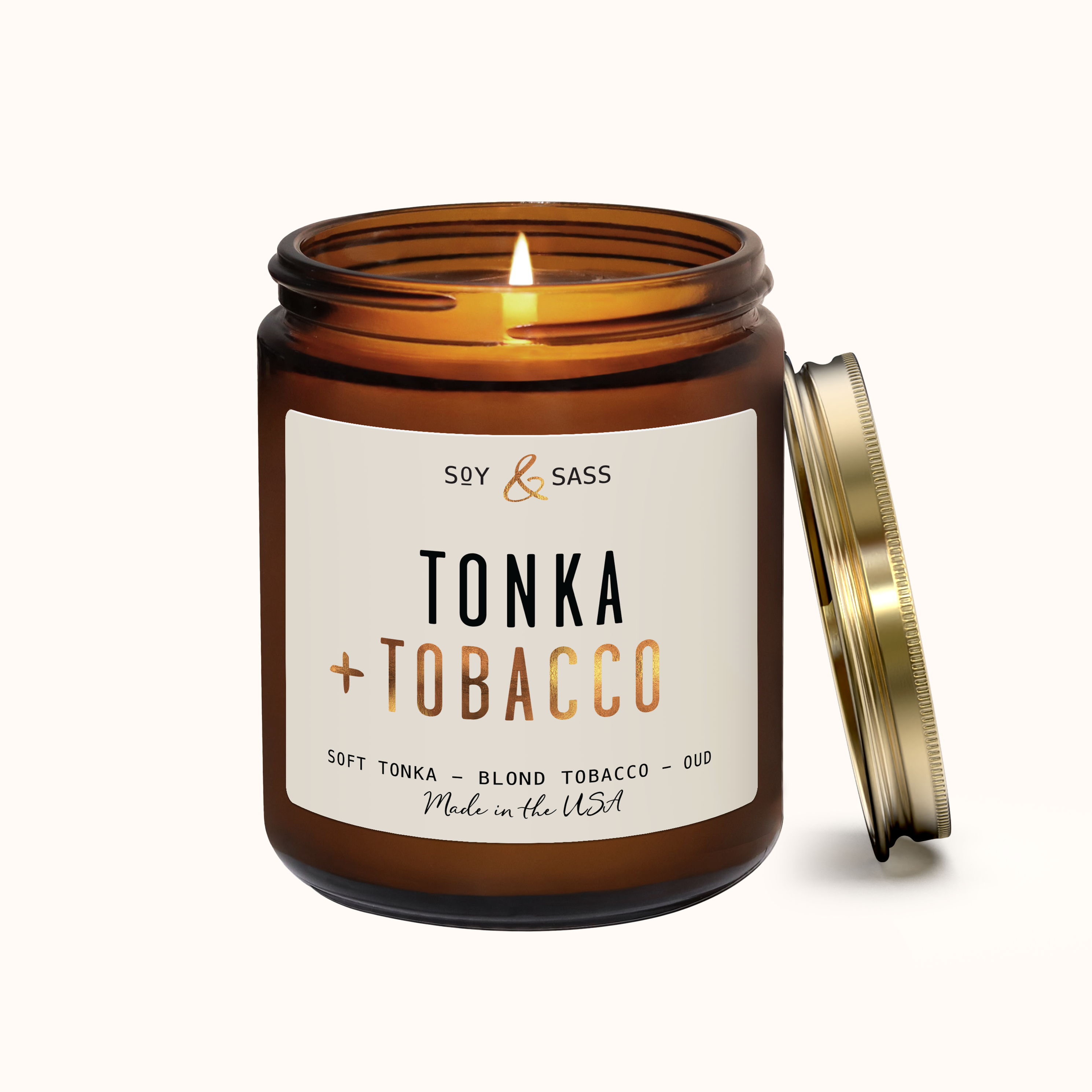 tonka and tobacco candle & 3 Wick Medium our candles contain absolutely zero overseas materials and offer an impressive 80 Tobacco Vanilla Soy Candle |