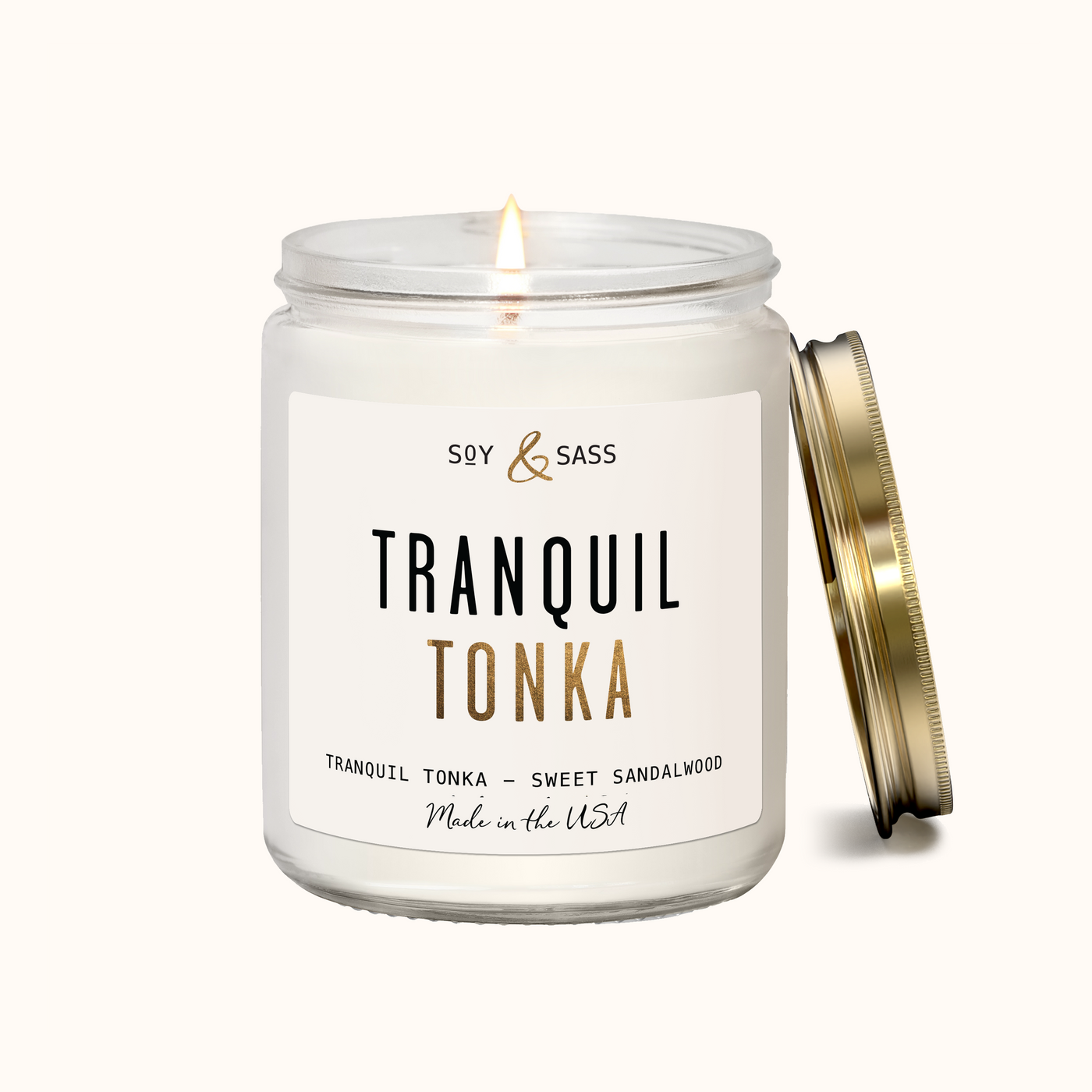 Tranquil Tonka Soy Candle