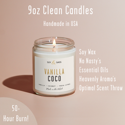 Vanilla Coco Soy Candle