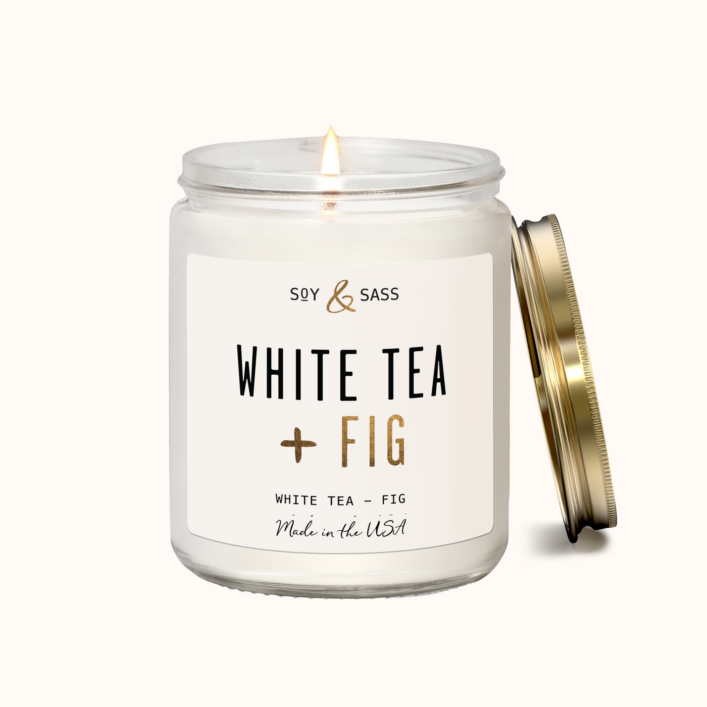 White Tea & Fig Soy Candle