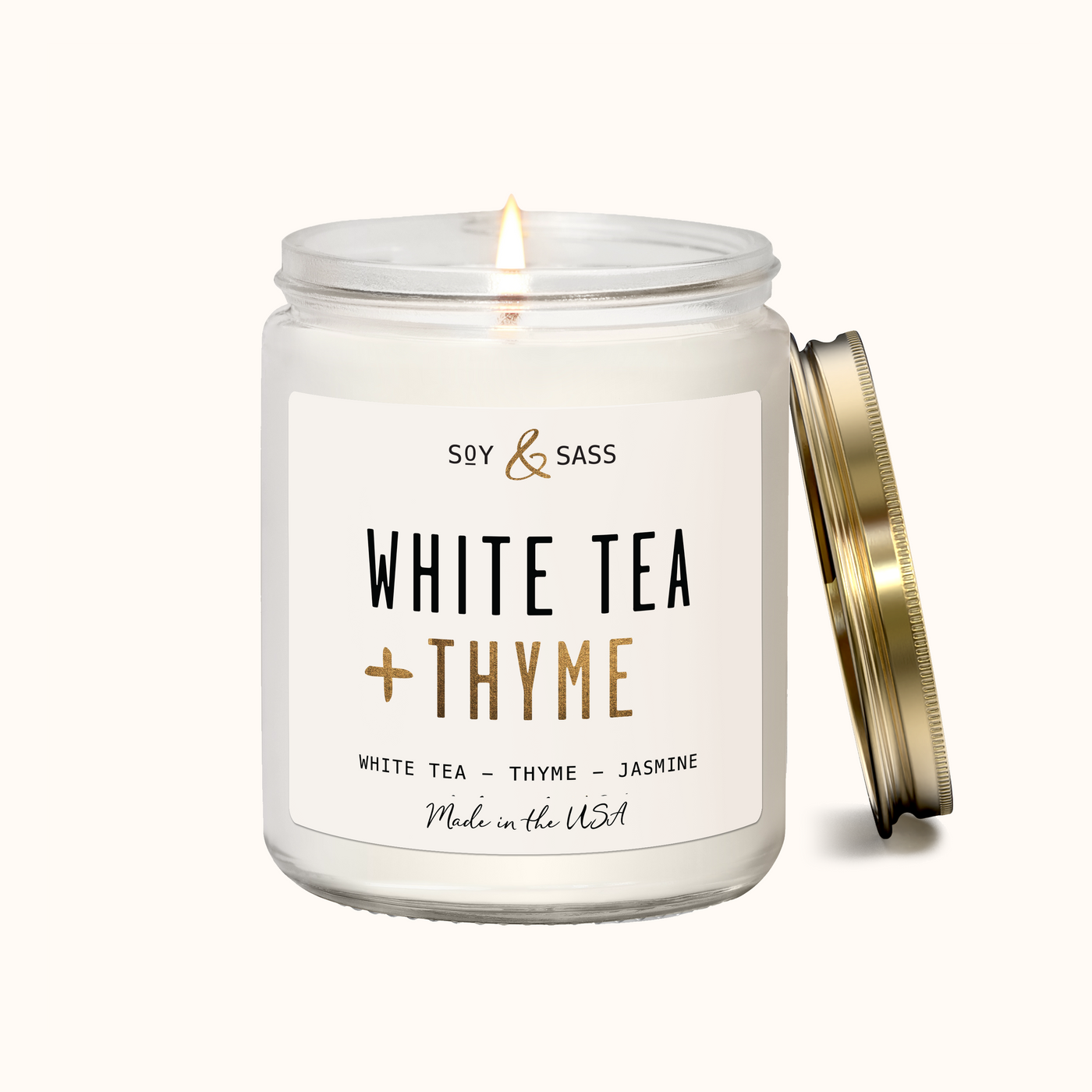 White Tea & Thyme Soy Candle