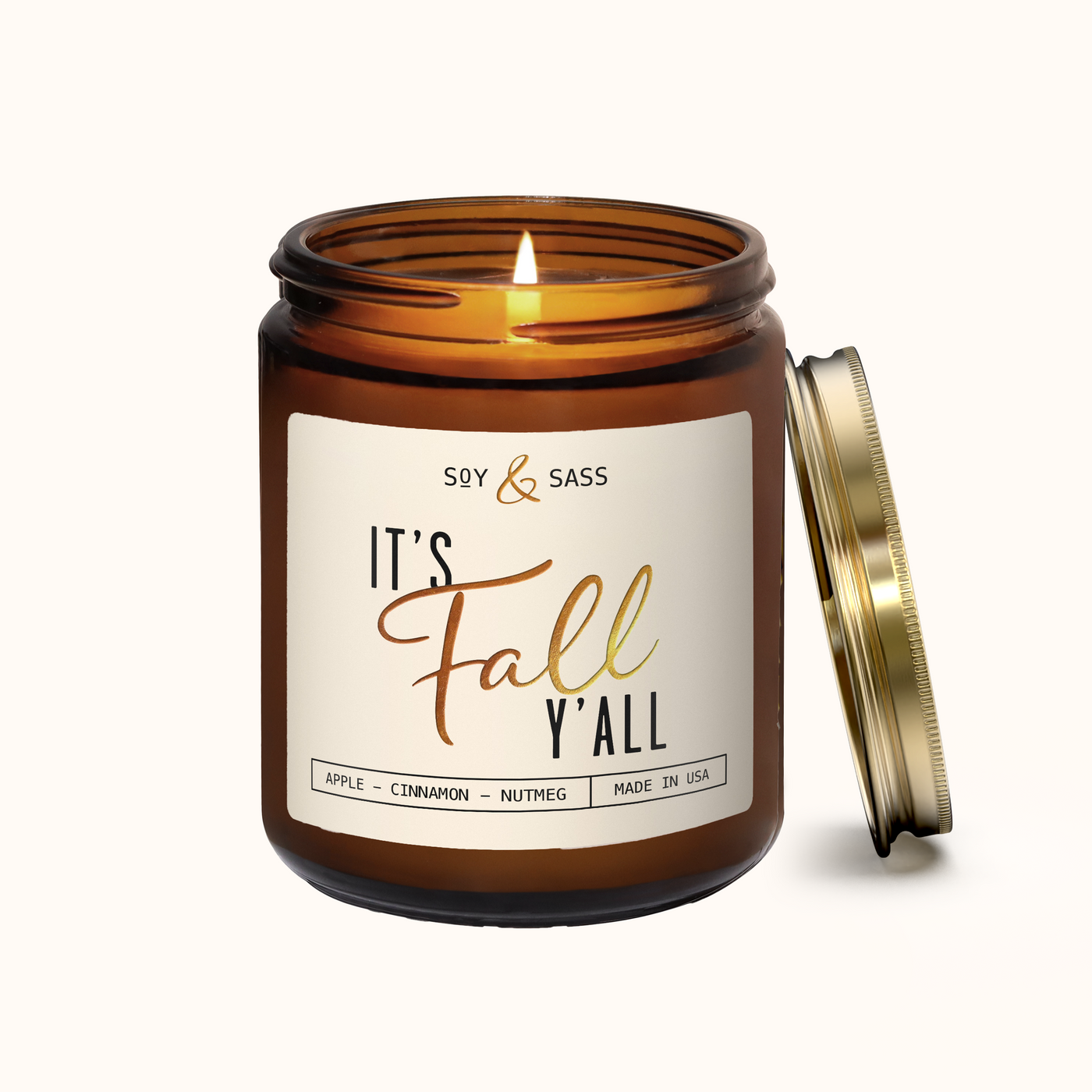 It's Fall Y'all Soy Wax Candle