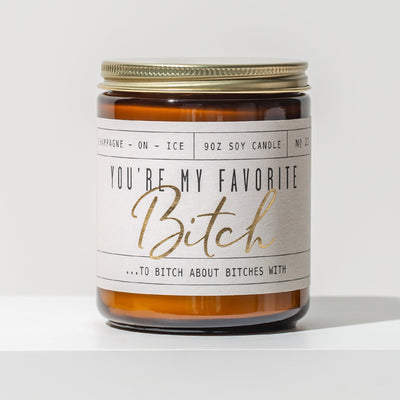 You're my Favorite B*itch Soy Candle